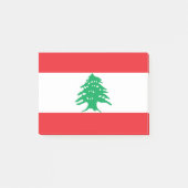Libanese vlag post-it® notes (Voorkant)