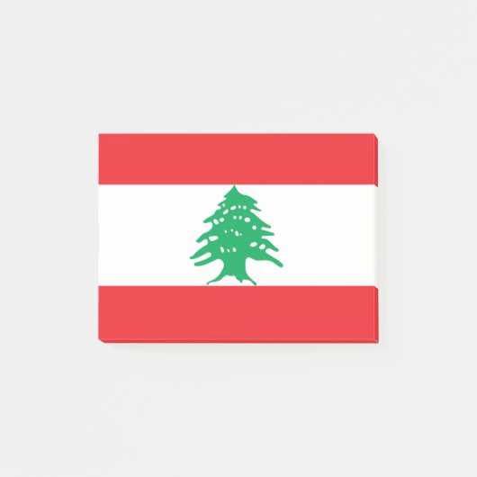 Libanese vlag post-it® notes (Voorkant)