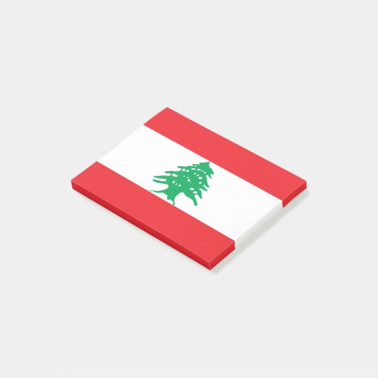 Libanese vlag post-it® notes (Schuin)