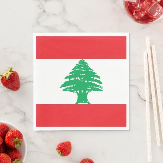 Libanese vlag servet (Insitu)