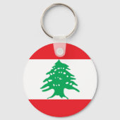 Libanese vlag sleutelhanger (Voorkant)