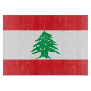 Libanese vlag snijplank