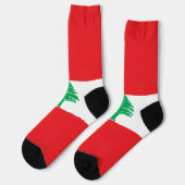 Libanese vlag sokken (Links)