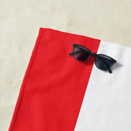 Libanese vlag strandlaken (In situ)