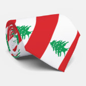 Libanese vlag stropdas (Opgerold)