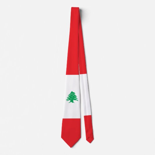 Libanese vlag stropdas (Voorkant)