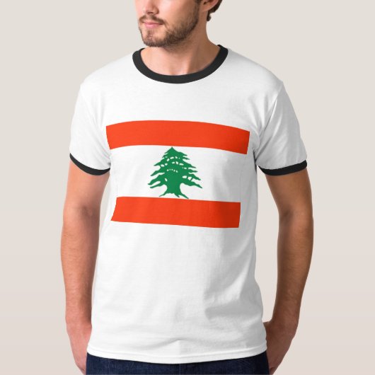 Libanese vlag t-shirt (Voorkant)