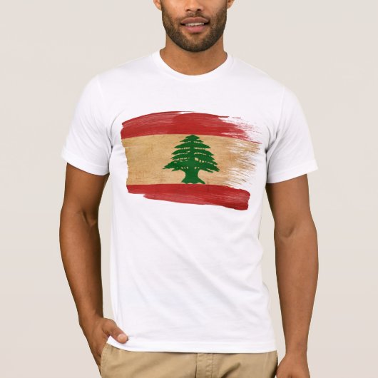 Libanese vlag T-Shirt (Voorkant)