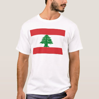 Libanese vlag t-shirt