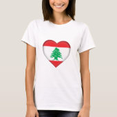Libanese vlag t-shirt (Voorkant)