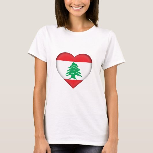 Libanese vlag t-shirt (Voorkant)