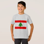 Libanese vlag t-shirt (Voorkant volledig)