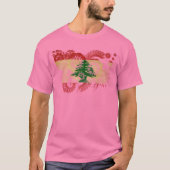 Libanese vlag t-shirt (Voorkant)