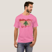 Libanese vlag t-shirt (Voorkant volledig)