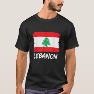 Libanese vlag t-shirt