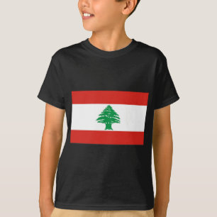 Libanese vlag t-shirt