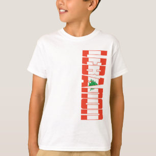 Libanese vlag t-shirt
