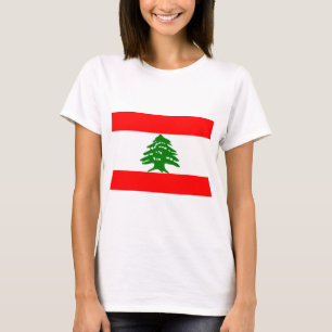 Libanese vlag t-shirt