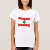 Libanese vlag t-shirt (Voorkant)