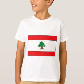 Libanese vlag T-shirts en cadeaus (Voorkant)