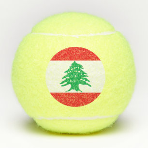 Libanese vlag tennisballen