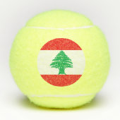 Libanese vlag tennisballen (Voorkant)