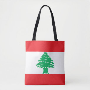 Libanese vlag tote bag