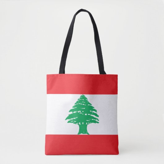 Libanese vlag tote bag (Voorkant)
