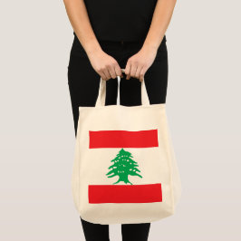 Libanese vlag tote bag