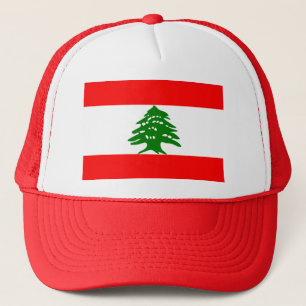 Libanese vlag trucker pet