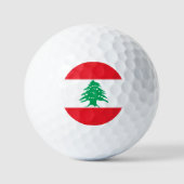Libanese Vlag, Vlag van Libanon Golfballen (Voorkant)