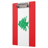Libanese Vlag (Vlag van Libanon) Klembord (Links)
