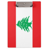 Libanese Vlag (Vlag van Libanon) Klembord (Voorkant)