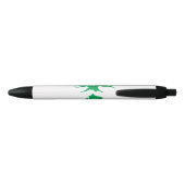 Libanese Vlag (Vlag van Libanon) Zwarte Inkt Pen (Achterkant)
