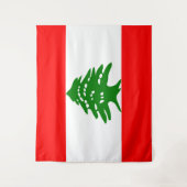 Libanese vlag wandkleed (Voorkant)