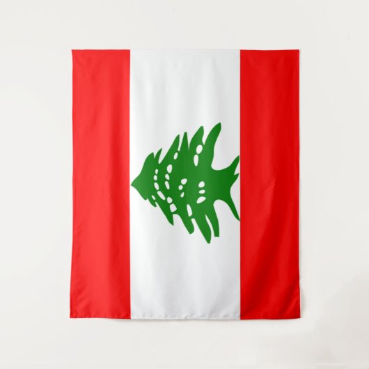 Libanese vlag wandkleed (Voorkant)