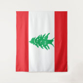 Libanese vlag wandkleed (Voorkant)