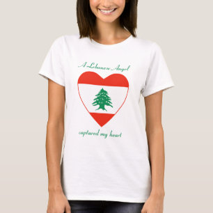 Libanese Vlaggenliefje T-Shirt