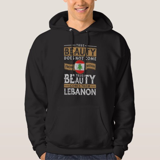 Libanese vrouwen en Mannen Hoodie (Voorkant)