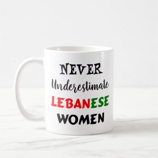 libanese vrouwen koffie - mok (Links)