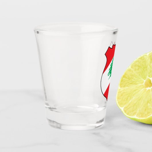 Libanese wapenstilstand shot glas (Links)