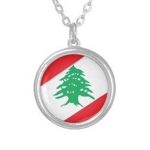 Libanese wapenstilstand zilver vergulden ketting