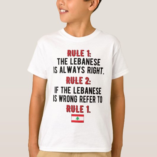 Libanese wortels Libanon vlag Libanees erfgoed T-shirt (Voorkant)