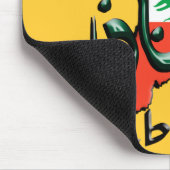 Libanon 3D tweetalige Mousepad Muismat (Hoek)