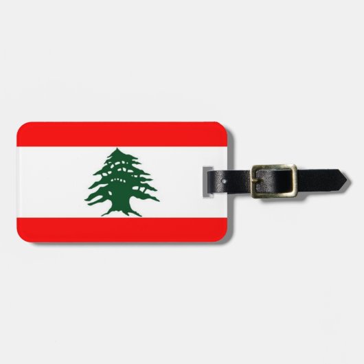 Libanon-Bagagelabel Bagagelabel (Voorkant horizontaal)