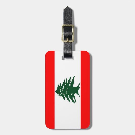 Libanon-Bagagelabel Bagagelabel (Voorkant verticaal)