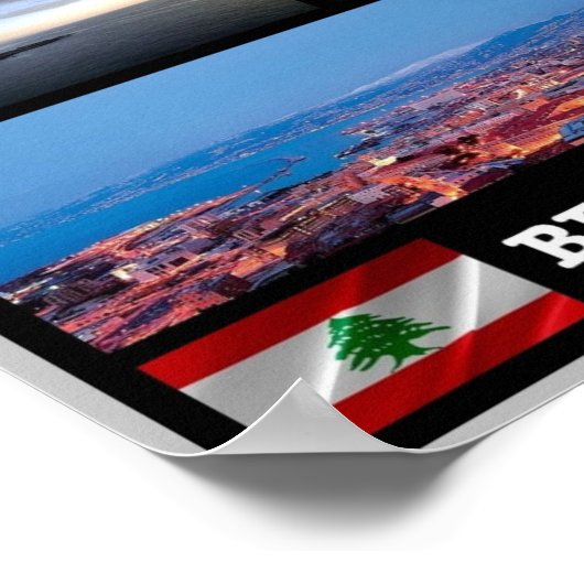 Libanon - Beiroet - Mozaïek - Poster (Hoek)