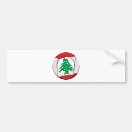 Libanon Bumpersticker (Voorkant)