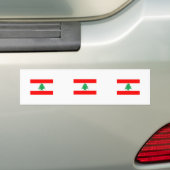 Libanon Bumpersticker (Op auto)