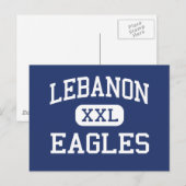 Libanon Eagles Middle School Libanon Oregon Briefkaart (Voorkant / Achterkant)